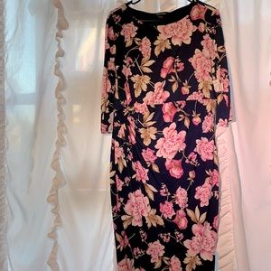 Dressbarn - Roz and Ali Floral mid length dress